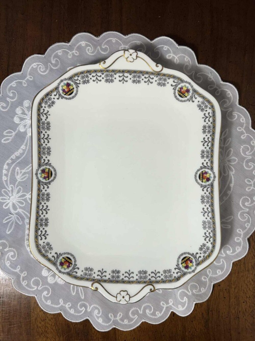 Cauldron China English bone china fruit platter